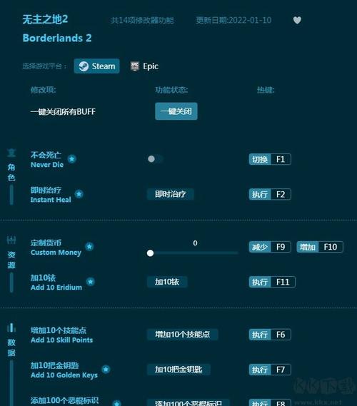 无主之地2装备可以修改装备属性吗