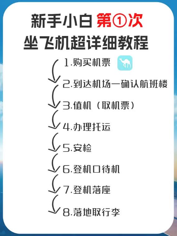 新手第一次坐飞机流程