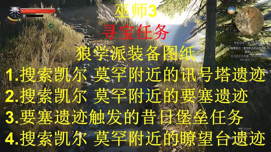 巫师3-狼学派装备图纸获得地点