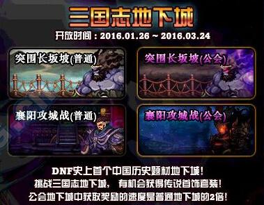 dnf三国地下城怎么进