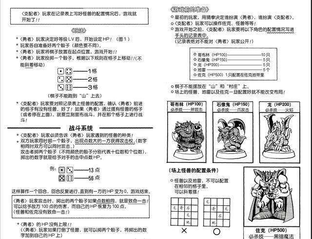 游戏王中怪兽龙门骰规则